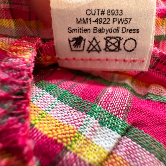 Show Me Your MuMu Smitten Babydoll Dress-Pink Plaid-Size Small - Picture 13 of 13